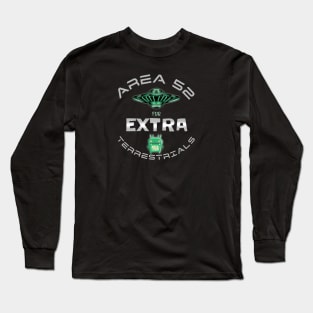 AREA 52 for EXTRA-terrestrials (dark) Long Sleeve T-Shirt